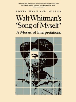 cover image of Walt Whitman's "Song of Myself"